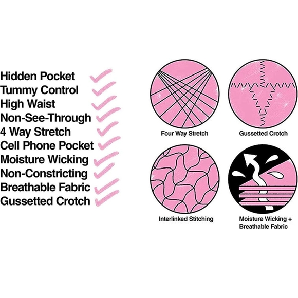 90 Degree By Reflex Yoga Pants Leggings - Picture 4 of 5